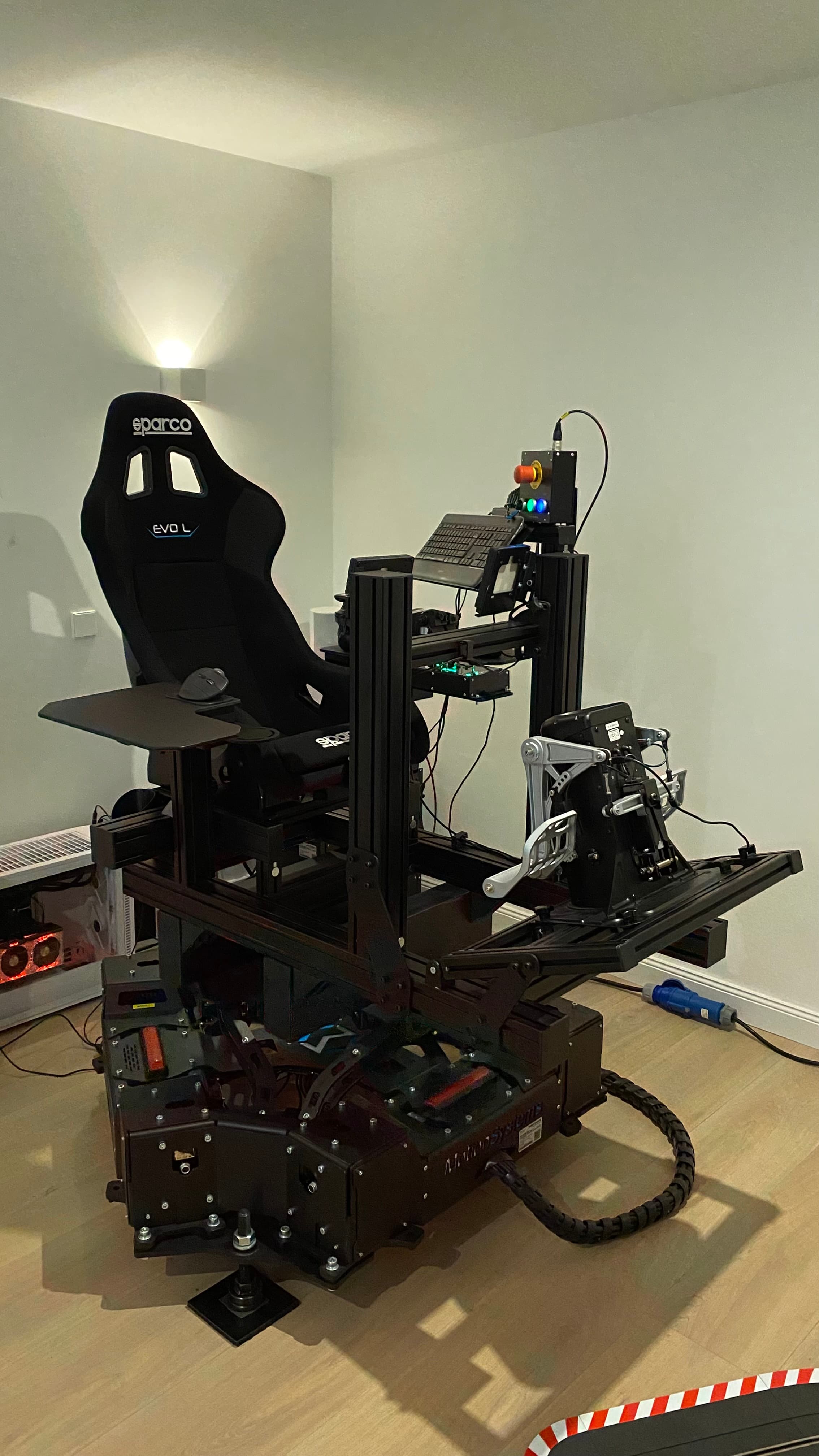 DCS Flight Simulator on the PS-6TM-150 motion platform - photo 1