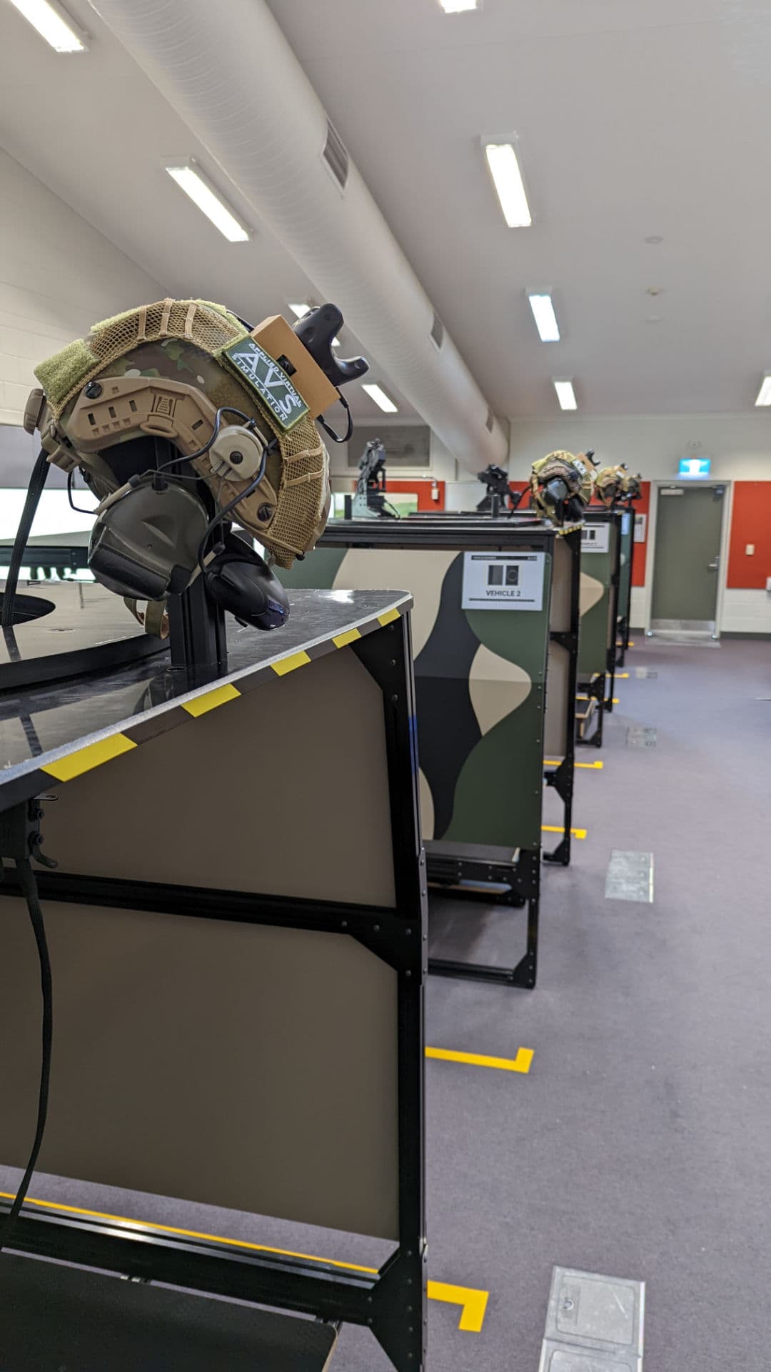Protected Mobility Tactical Trainer on the QS-220 motion platform - photo 3