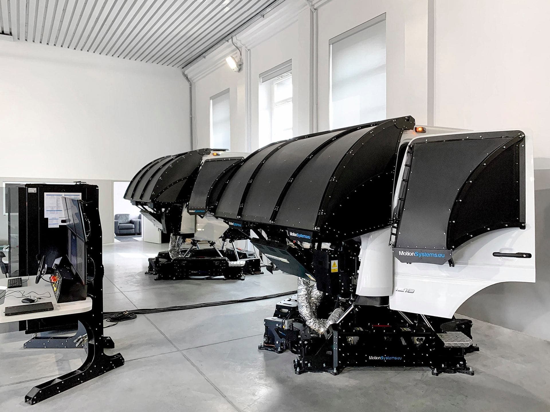 TS-10 truck driving simulator on the PS-6TM-1500 motion platform - photo 3