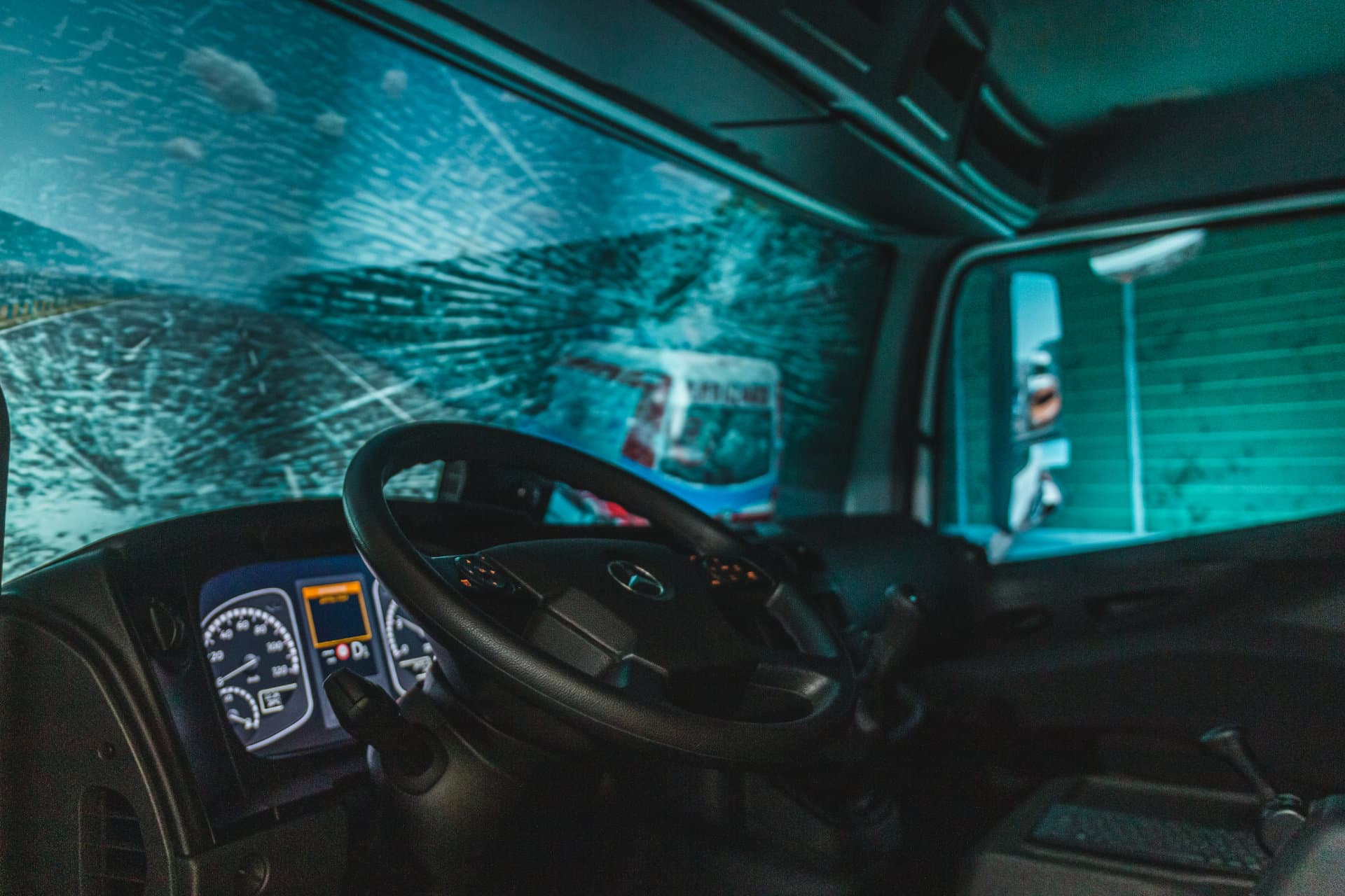 TS-10 truck driving simulator on the PS-6TM-1500 motion platform - photo 6