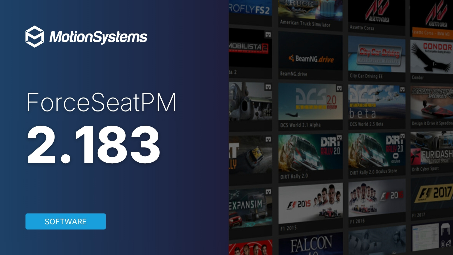 ForceSeatPM - Version 2.183 Released