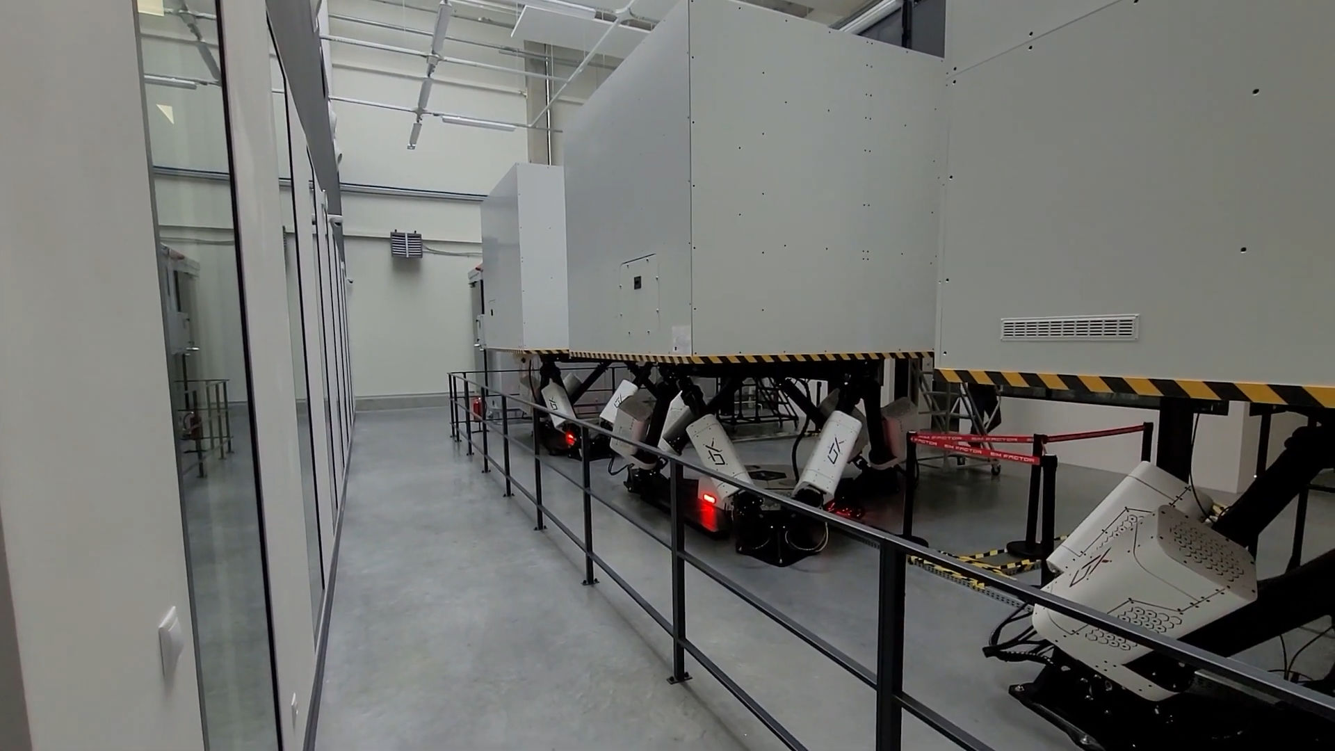 Full-cabin railway simulators on PS-6TL-1500 motion platforms at the UTK Machine Testing and Monitoring Center