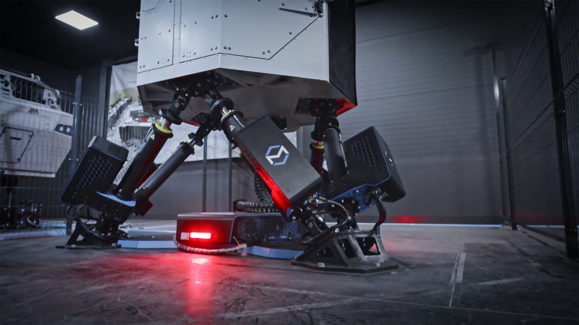 Rosomak driver and combat modules on 6DOF motion platforms