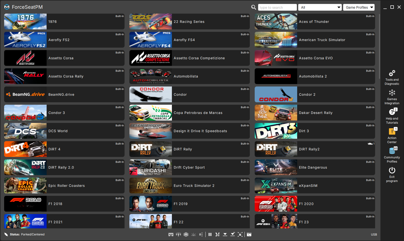 Main Dashboard