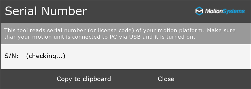 Get serial number