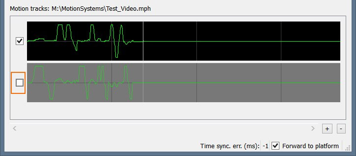 A finished track disabled to protect it from being overwritten