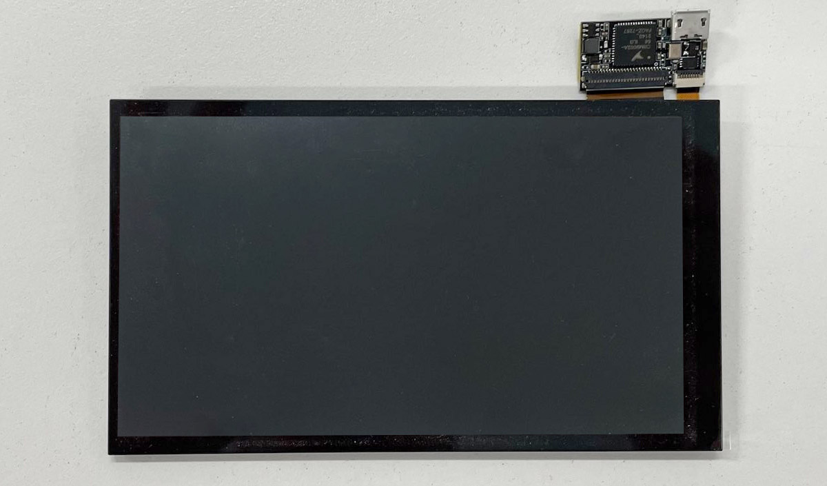 VoCore screen showing a vehicle telemetry dashboard