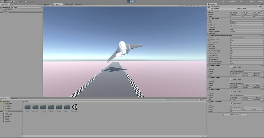 Unity editor fly