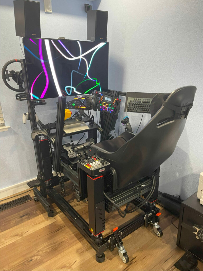 Sim racing and flight motion rig Sim racing and flight motion rig