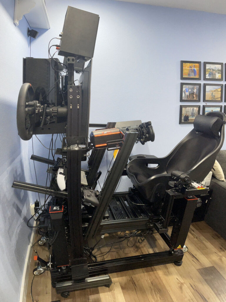 Sim racing and flight motion rig Sim racing and flight motion rig
